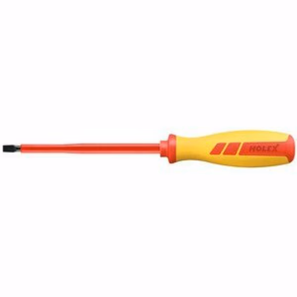 Electrician's screwdriver for slot-head fully insulated- Blade width b: 6-5mm, Holex, Mfr#: 663301 6,5